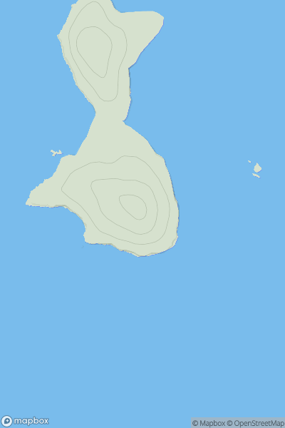 Thumbnail image for South Hill [South West England] [SV878123] showing contour plot for surrounding peak